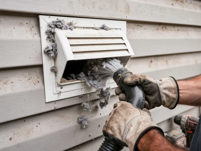 Professional dryer vent cleaning by Maywood Dryer Vent Cleaning in Maywood